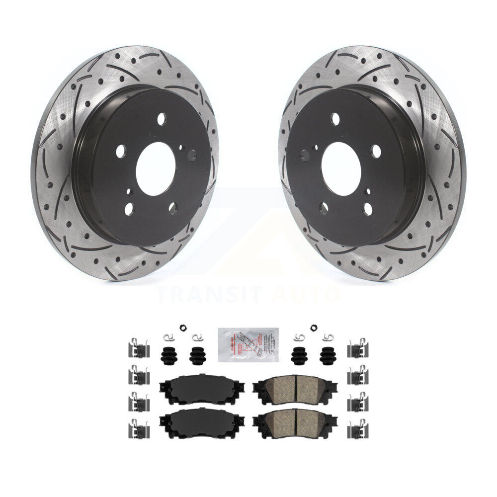 Transit Auto KDA-102062 Disc Brake Kit for 2015-2024 Toyota Camry, Toyota Prius, Lexus ES300h & more - Rear product image