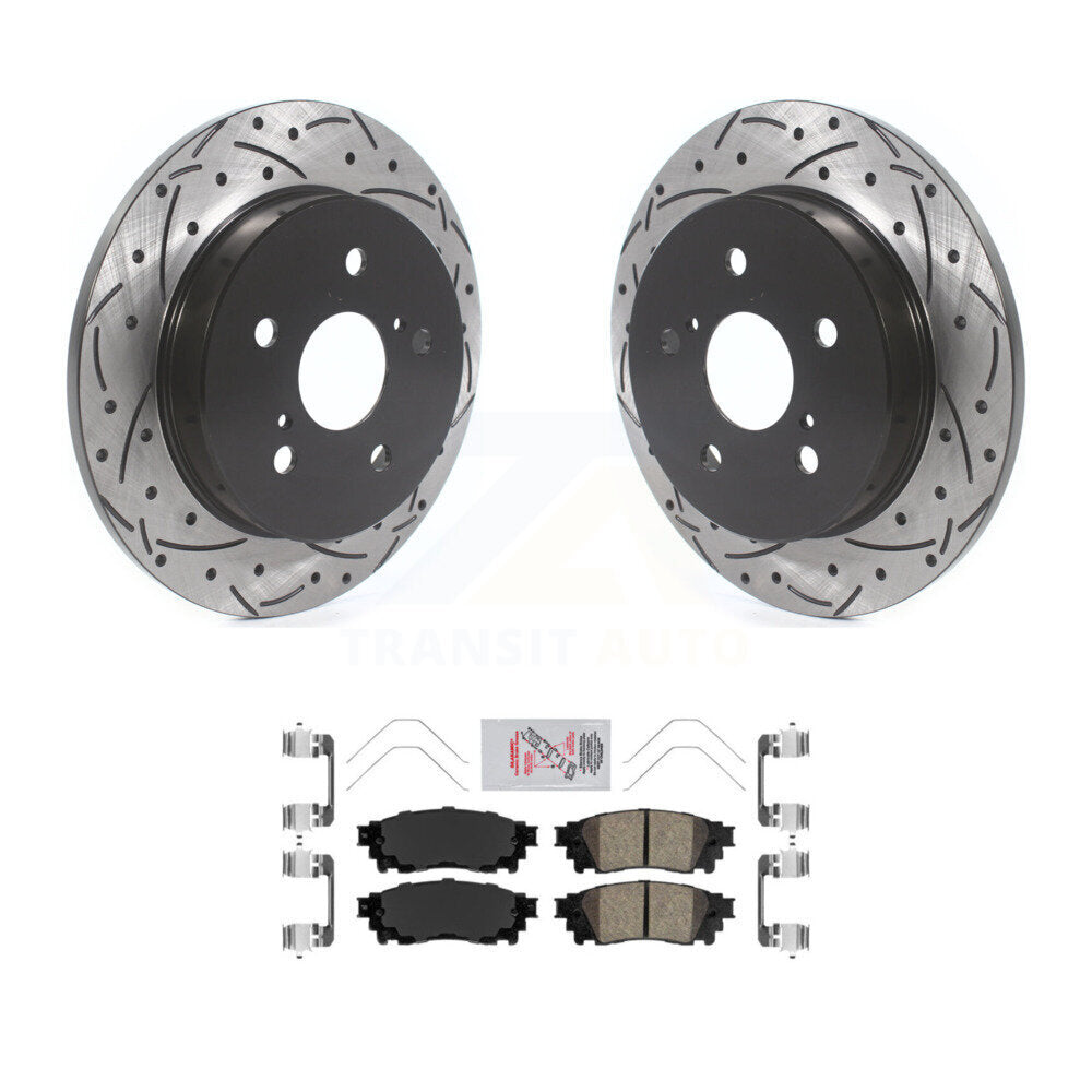 Transit Auto KDA-102064 Disc Brake Kit for 2015-2024 Toyota Camry, Toyota Prius, Lexus ES300h & more - Rear product image