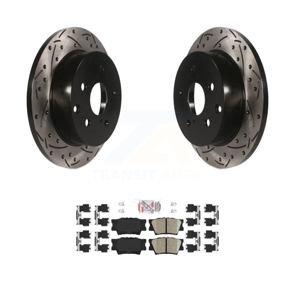 Transit Auto KDA-102065 Disc Brake Kit for 2006-2018 Lexus HS250h, Toyota RAV4 - Rear product image