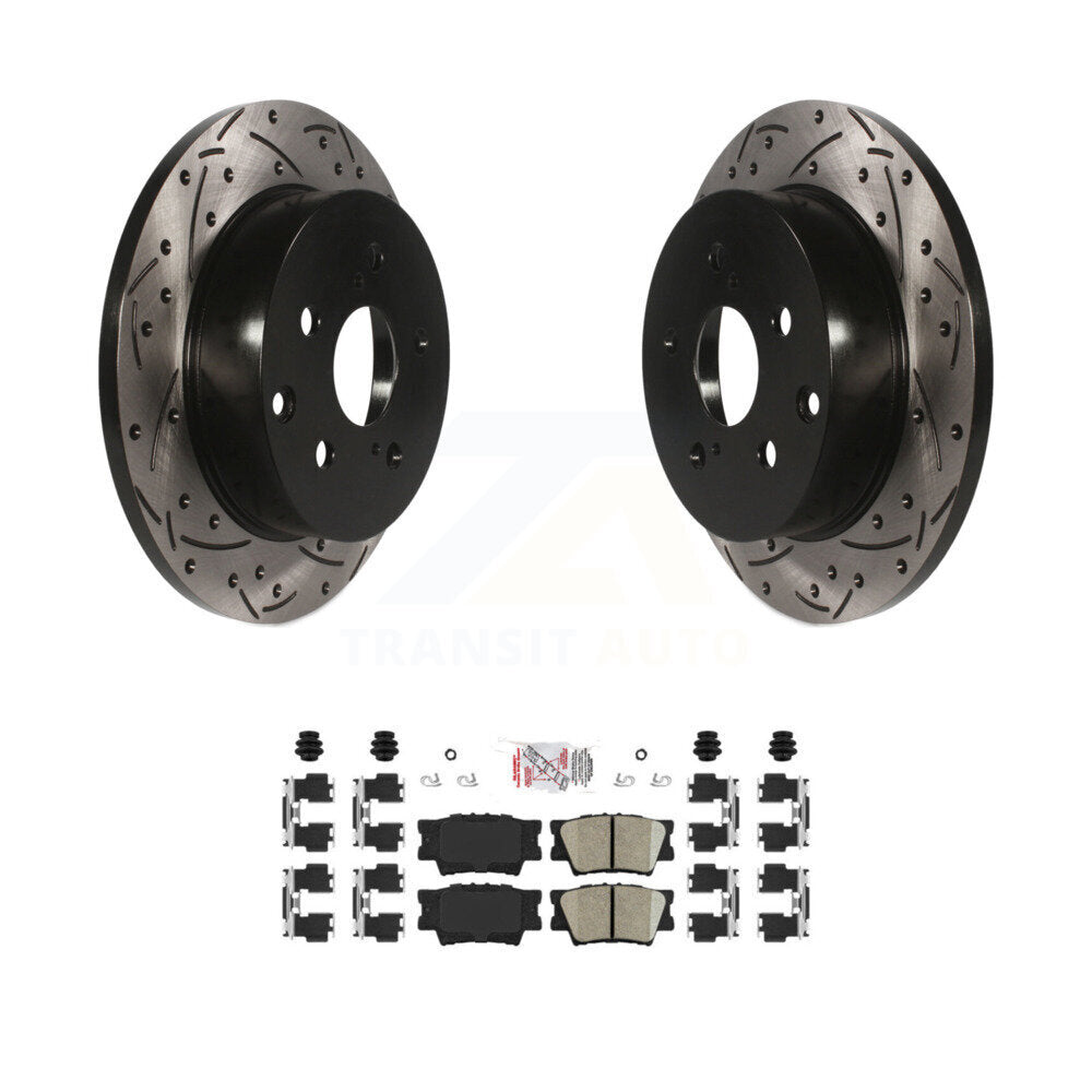 Transit Auto KDA-102066 Disc Brake Kit for 2006-2018 Lexus HS250h, Toyota RAV4 - Rear product image
