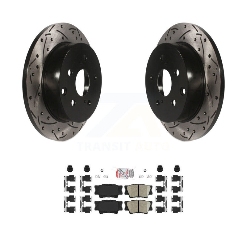 Transit Auto KDA-102066 Disc Brake Kit for 2006-2018 Lexus HS250h, Toyota RAV4 - Rear product image