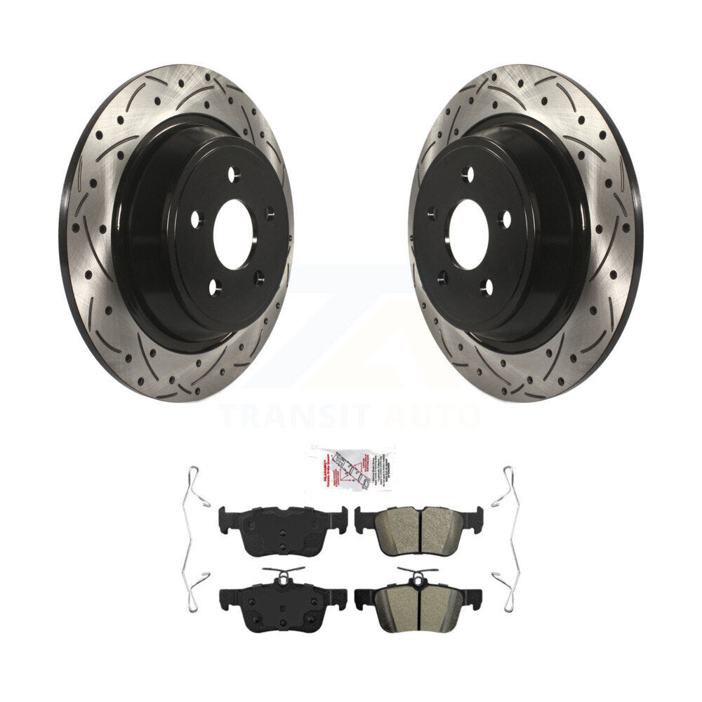 Transit Auto KDA-102067 Disc Brake Kit for 2015-2023 Ford Edge, Ford SSV Plug-In Hybrid, Lincoln Nautilus & more - Rear product image