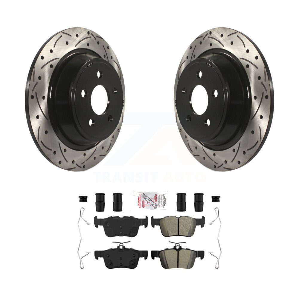 Transit Auto KDA-102068 Disc Brake Kit for 2015-2023 Ford Edge, Ford SSV Plug-In Hybrid, Lincoln Nautilus & more - Rear product image