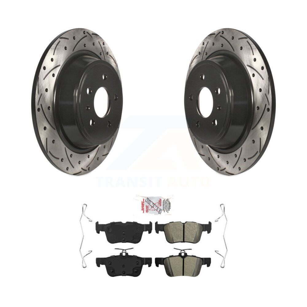 Transit Auto KDA-102070 Disc Brake Kit for 2013-2020 Ford Fusion, Ford Escape, Lincoln Continental & more - Rear product image