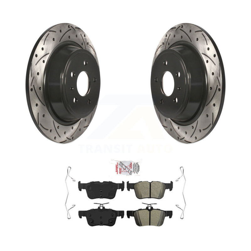Transit Auto KDA-102070 Disc Brake Kit for 2013-2020 Ford Fusion, Ford Escape, Lincoln Continental & more - Rear product image