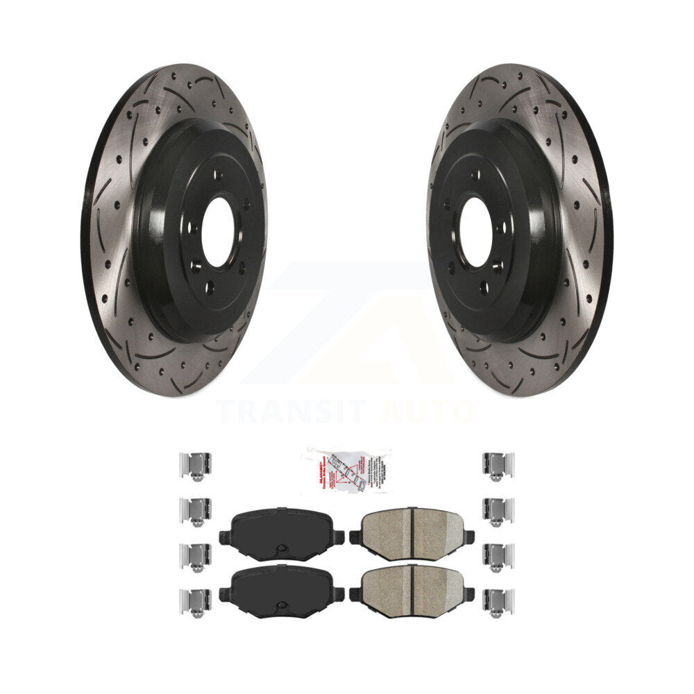 Transit Auto KDA-102078 Disc Brake Kit for 2009-2019 Lincoln MKT, Ford Explorer, Ford Taurus & more - Rear product image