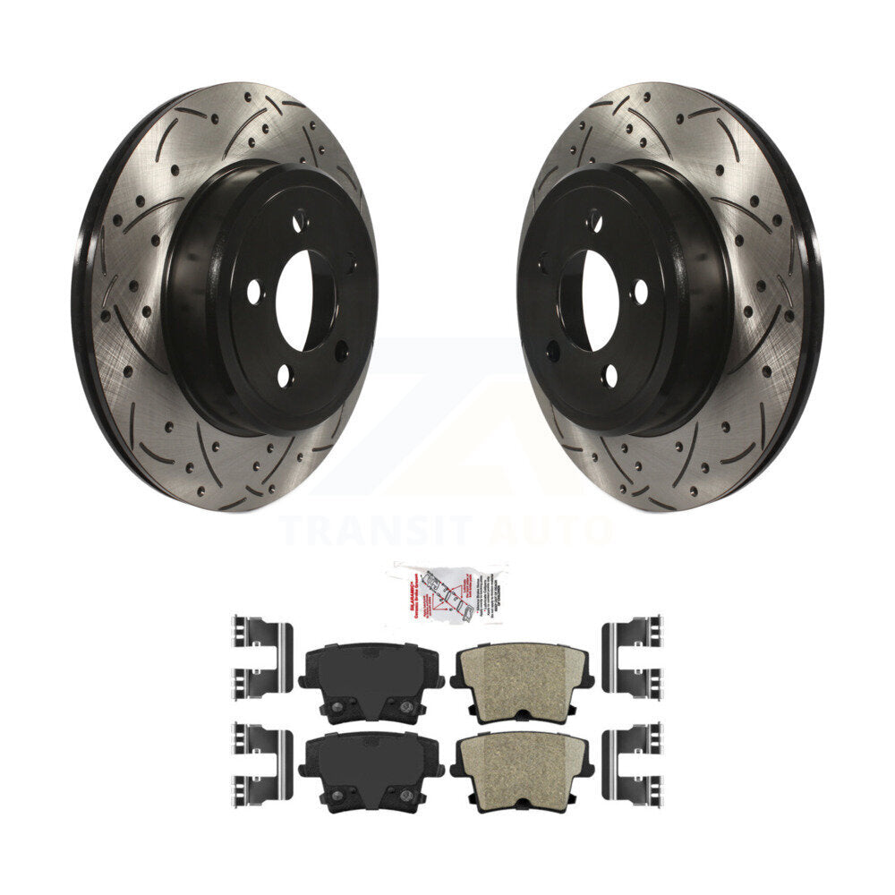 Transit Auto KDA-102085 Disc Brake Kit for 2005-2023 Dodge Challenger, Dodge Charger, Chrysler 300 & more - Rear product image