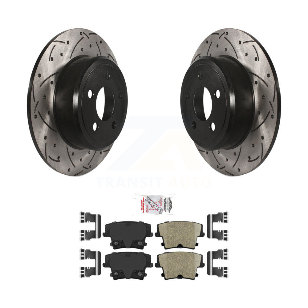 Transit Auto KDA-102087 Disc Brake Kit for 2005-2023 Dodge Challenger, Dodge Charger, Chrysler 300 & more - Rear product image