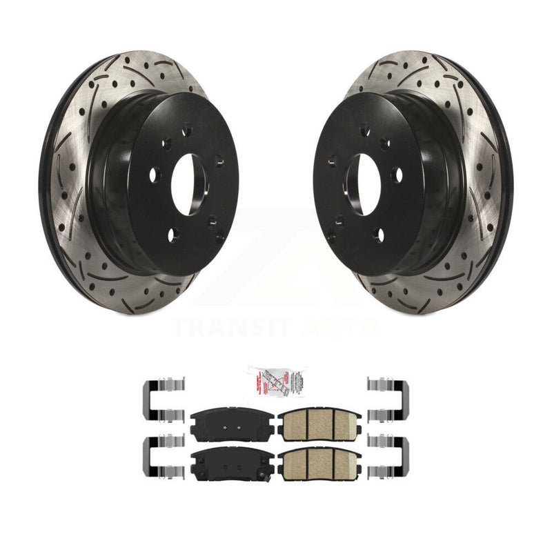 Transit Auto KDA-102096 Disc Brake Kit for 2010-2017 Chevrolet Equinox, GMC Terrain - Rear product image