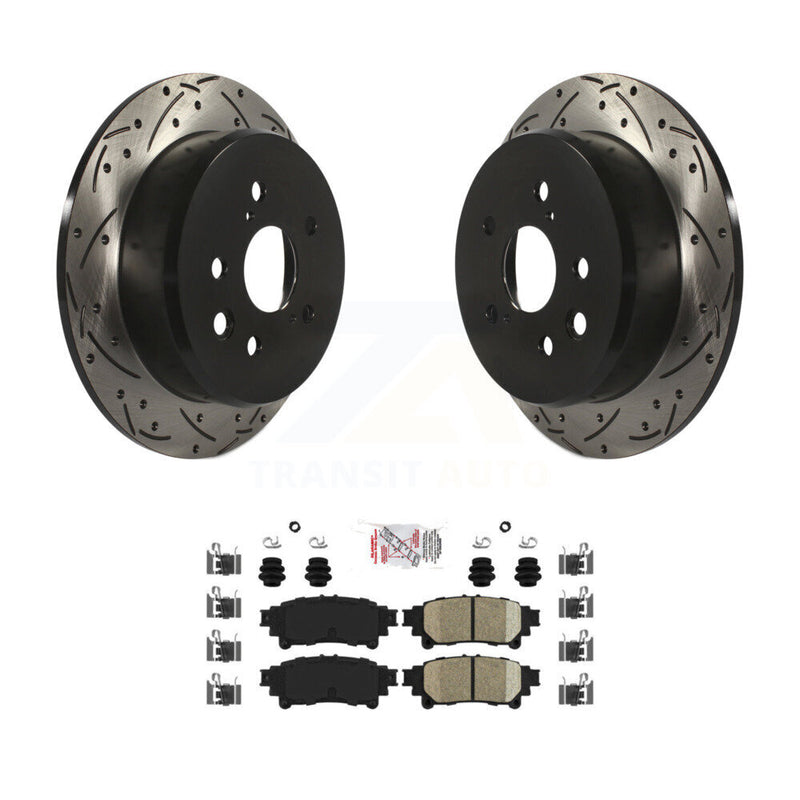 Transit Auto KDA-102098 Disc Brake Kit for 2014-2015 Lexus IS250 - Rear product image
