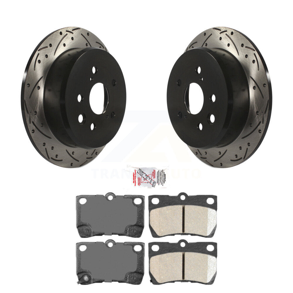 Transit Auto KDA-102099 Disc Brake Kit for 2006-2013 Lexus IS250 - Rear product image