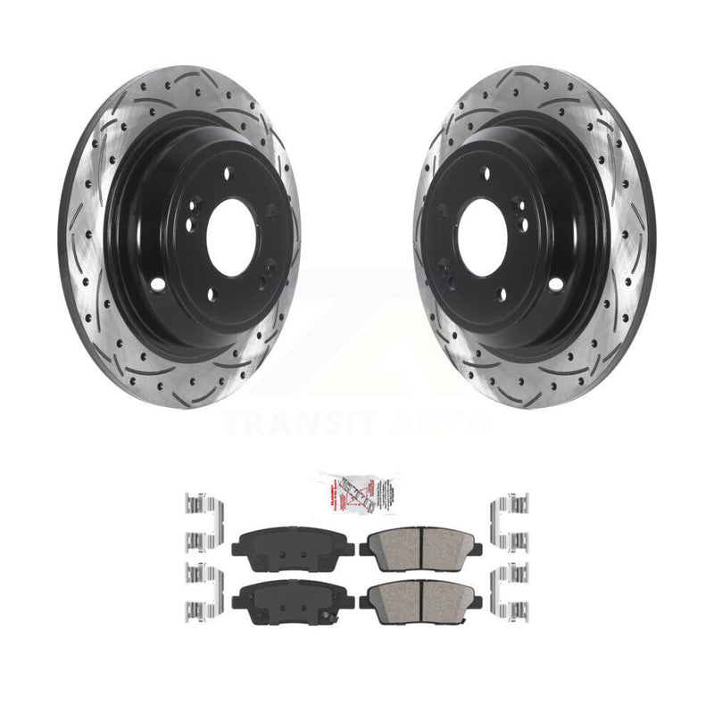 Transit Auto KDA-102100 Disc Brake Kit for 2010-2017 Genesis G80, Kia K900, Hyundai Genesis - Rear product image