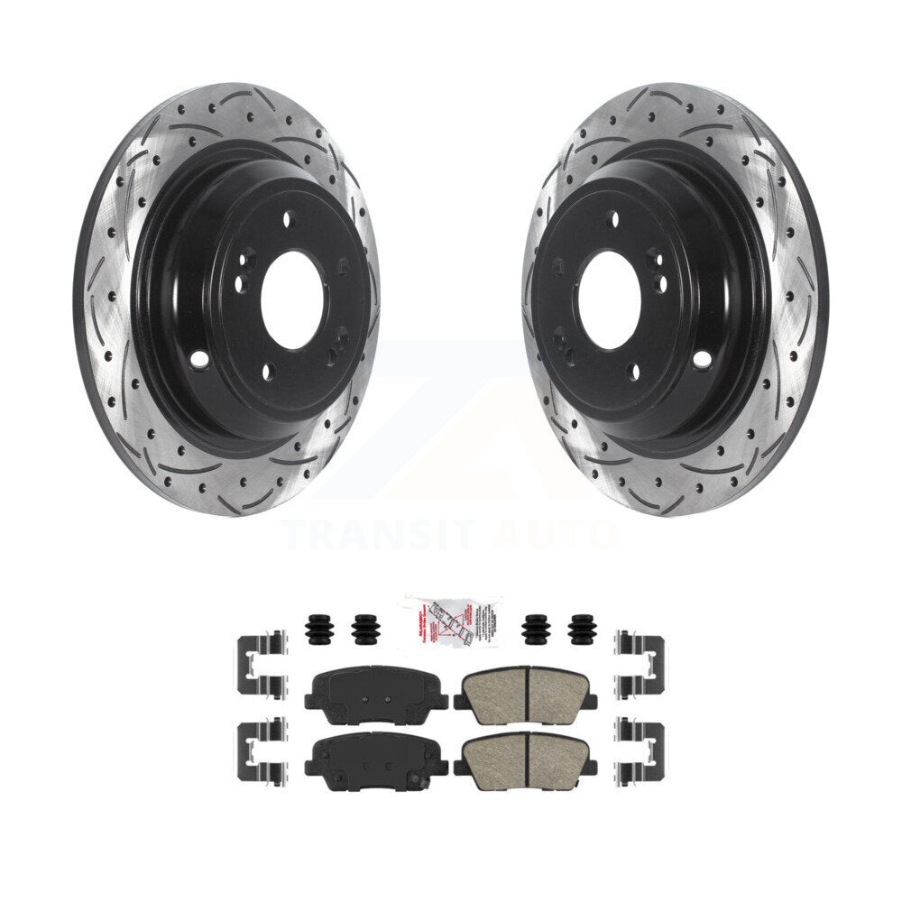 Transit Auto KDA-102103 Disc Brake Kit for 2009-2010 Hyundai Genesis - Rear product image
