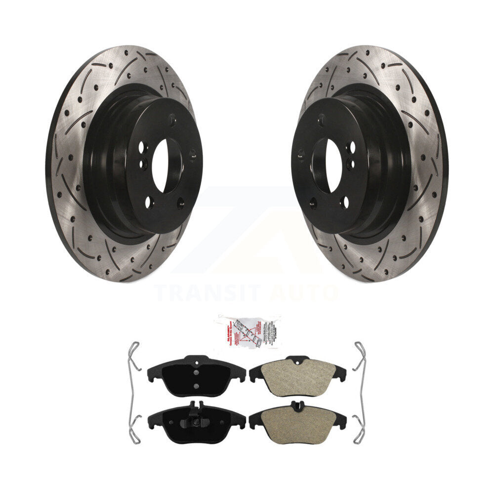 Transit Auto KDA-102109 Disc Brake Kit for 2008-2015 Mercedes-Benz C250, Mercedes-Benz C230, Mercedes-Benz C300 - Rear product image