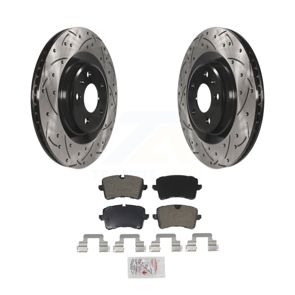Transit Auto KDA-102112 Disc Brake Kit for 2011-2018 Porsche Macan, Audi A7 Quattro, Audi A6 & more - Rear product image