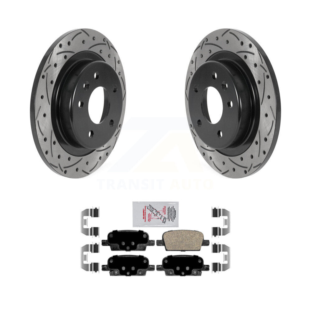 Transit Auto KDA-102122 Disc Brake Kit for 2016-2022 Chevrolet Malibu - Rear product image
