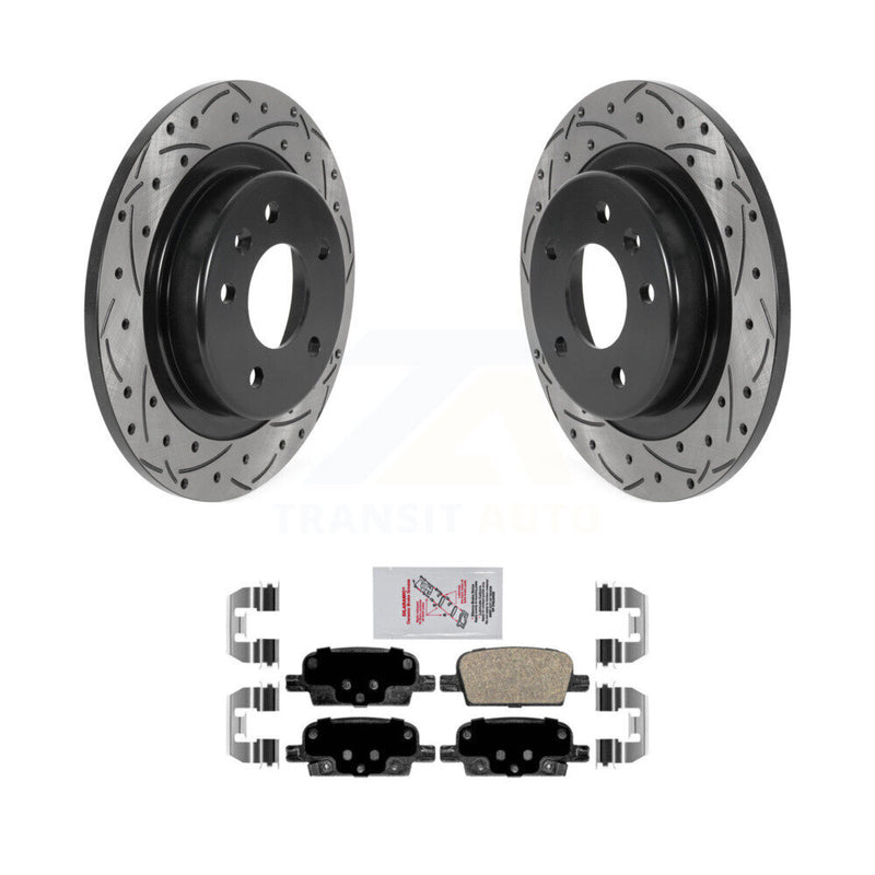 Transit Auto KDA-102122 Disc Brake Kit for 2016-2022 Chevrolet Malibu - Rear product image