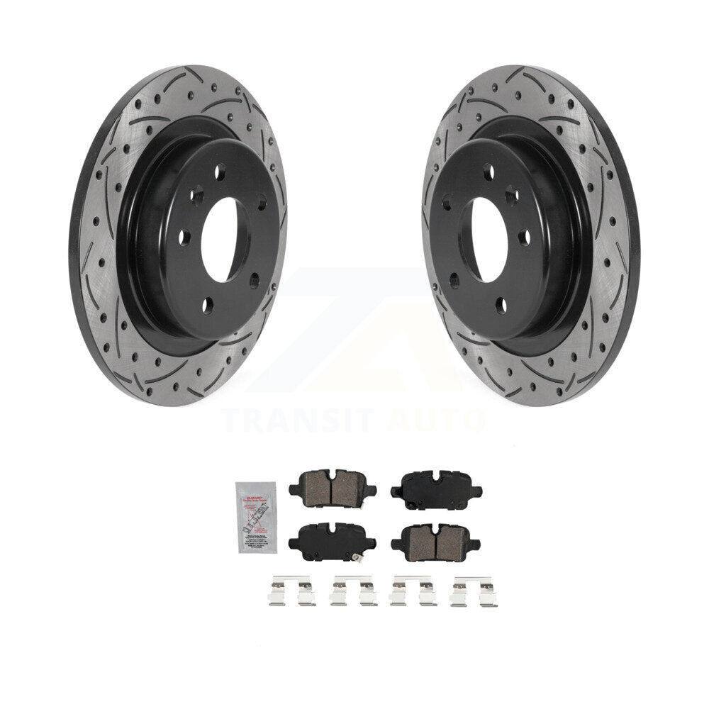 Transit Auto KDA-102131 Disc Brake Kit for 2020-2024 Chevrolet Malibu, Chevrolet Equinox, GMC Terrain - Rear product image