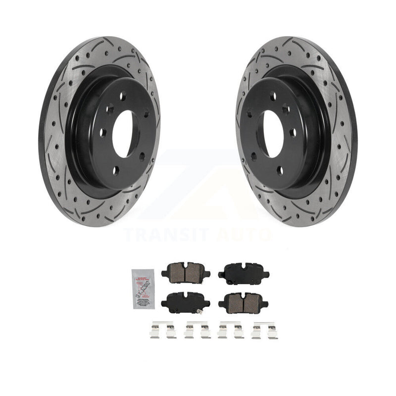 Transit Auto KDA-102131 Disc Brake Kit for 2020-2024 Chevrolet Malibu, Chevrolet Equinox, GMC Terrain - Rear product image