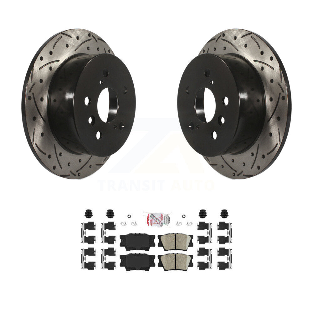 Transit Auto KDA-102144 Disc Brake Kit for 2012-2018 Lexus ES300h, Lexus ES350, Toyota Avalon & more - Rear product image