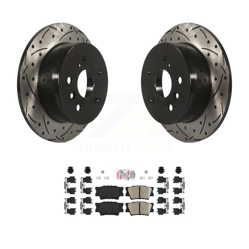 Transit Auto KDA-102144 Disc Brake Kit for 2012-2018 Lexus ES300h, Lexus ES350, Toyota Avalon & more - Rear product image