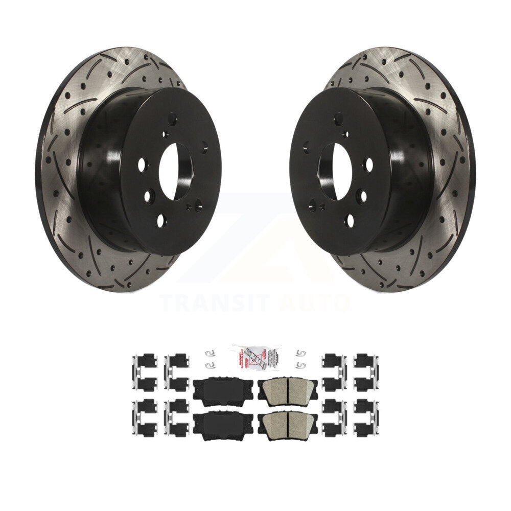 Transit Auto KDA-102145 Disc Brake Kit for 2012-2018 Lexus ES300h, Lexus ES350, Toyota Avalon & more - Rear product image