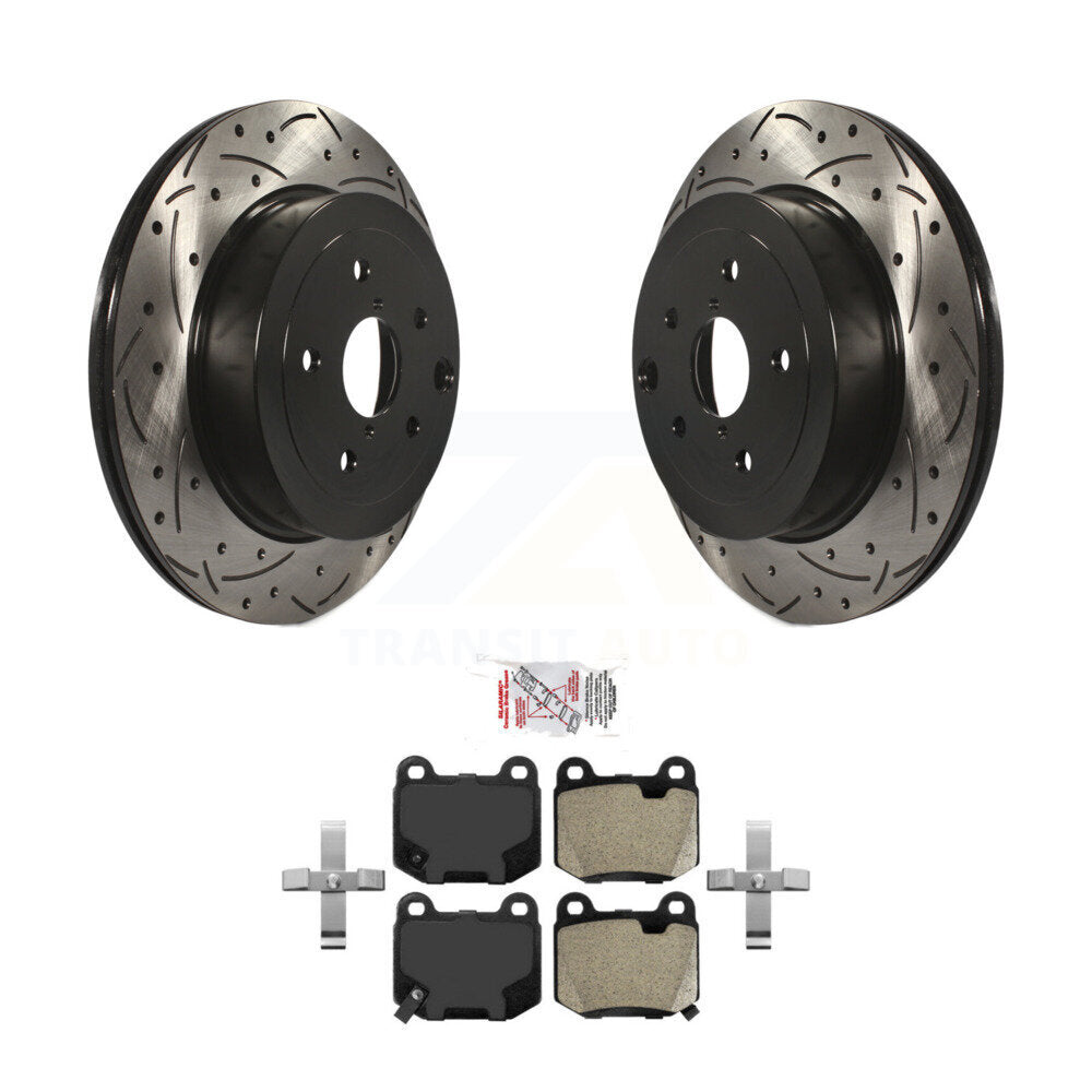 Transit Auto KDA-102148 Disc Brake Kit for 2008-2017 Subaru WRX STI, Subaru Impreza - Rear product image