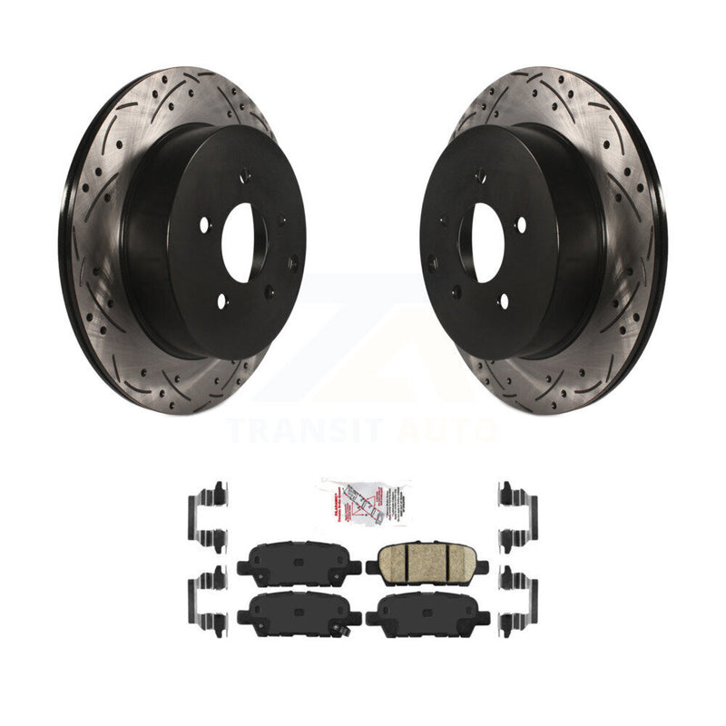 Transit Auto KDA-102152 Disc Brake Kit for 2003-2024 INFINITI Q60, INFINITI Q70L, INFINITI Q50 & more - Rear product image