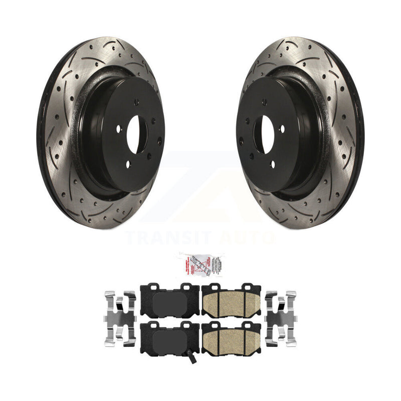 Transit Auto KDA-102153 Disc Brake Kit for 2009-2024 INFINITI Q60, INFINITI Q70L, INFINITI Q50 & more - Rear product image