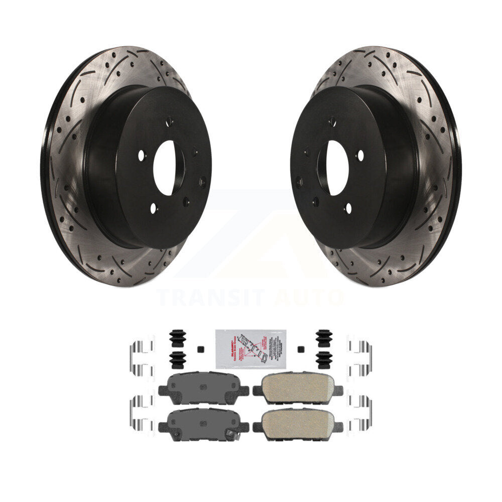 Transit Auto KDA-102160 Disc Brake Kit for 2003-2024 INFINITI Q60, INFINITI Q70L, INFINITI Q50 & more - Rear product image