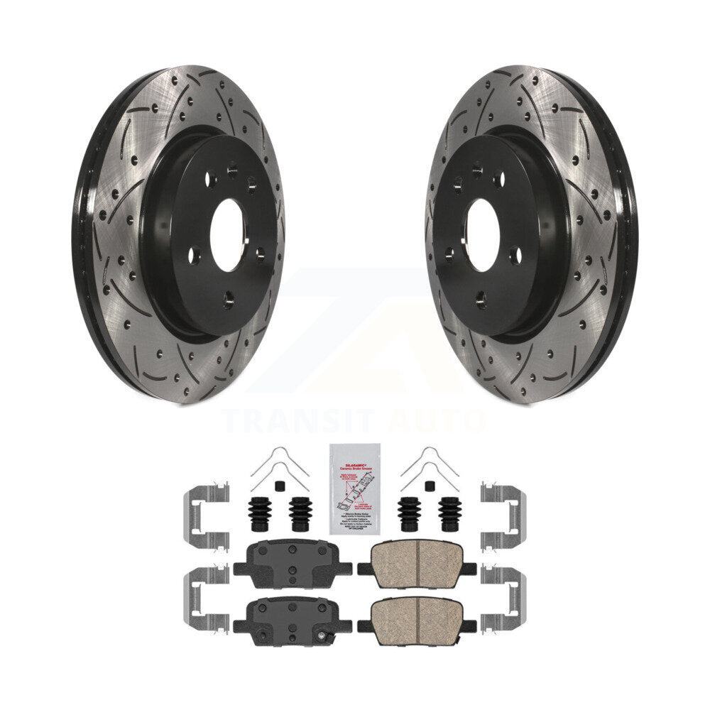 Transit Auto KDA-102162 Disc Brake Kit for 2016-2022 Chevrolet Camaro, Cadillac CT6 - Rear product image