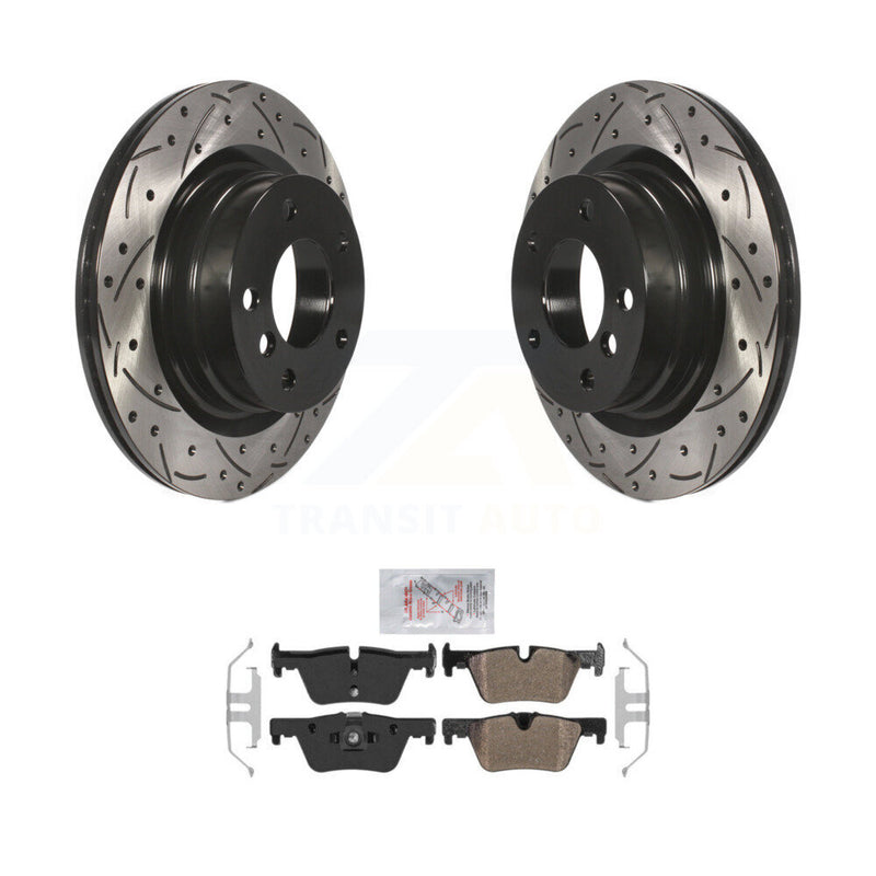 Transit Auto KDA-102169 Disc Brake Kit for 2012-2021 BMW 230i, BMW 230i xDrive, BMW 320i & more - Rear product image
