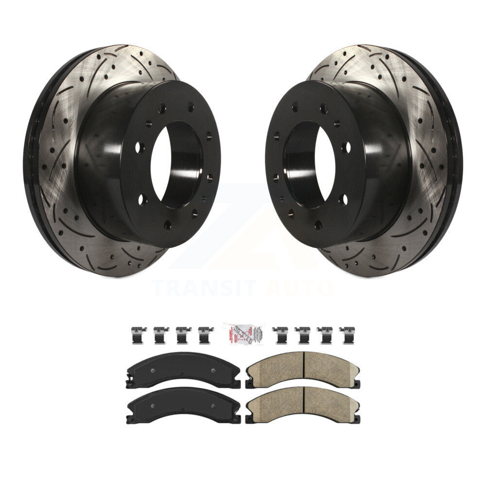 Transit Auto KDA-102170 Disc Brake Kit for 2011-2019 Chevrolet Suburban 3500 HD, Chevrolet Silverado 2500 HD, Chevrolet Silverado 3500 HD & more - Rear product image