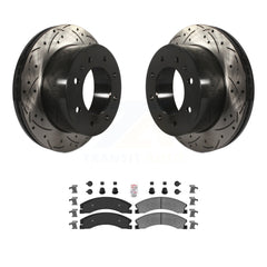 Transit Auto KDA-102173 Disc Brake Kit for 2011-2019 Chevrolet Suburban 3500 HD, Chevrolet Silverado 2500 HD, Chevrolet Silverado 3500 HD & more - Rear product image