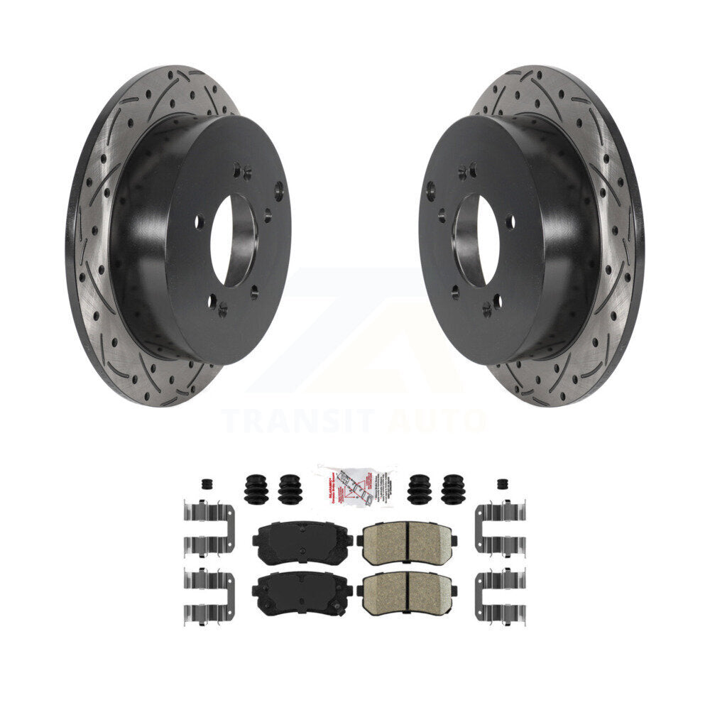Transit Auto KDA-102179 Disc Brake Kit for 2010-2016 Kia Sportage, Hyundai Tucson - Rear product image