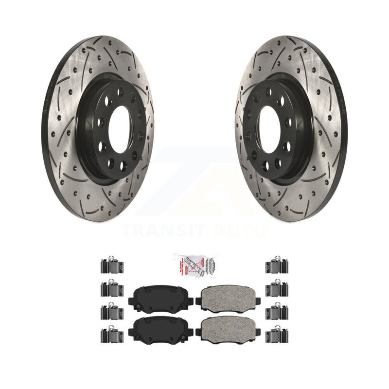 Transit Auto KDA-102182 Disc Brake Kit for 2014-2022 Chrysler 200, Jeep Cherokee - Rear product image