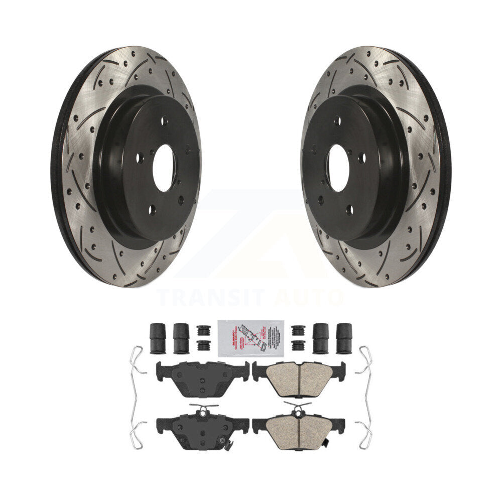 Transit Auto KDA-102187 Disc Brake Kit for 2015-2024 Subaru WRX, Subaru Legacy, Subaru Outback - Rear product image