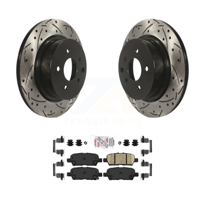 Transit Auto KDA-102197 Disc Brake Kit for 2005-2022 Nissan Maxima, INFINITI Q40, INFINITI QX50 & more - Rear product image