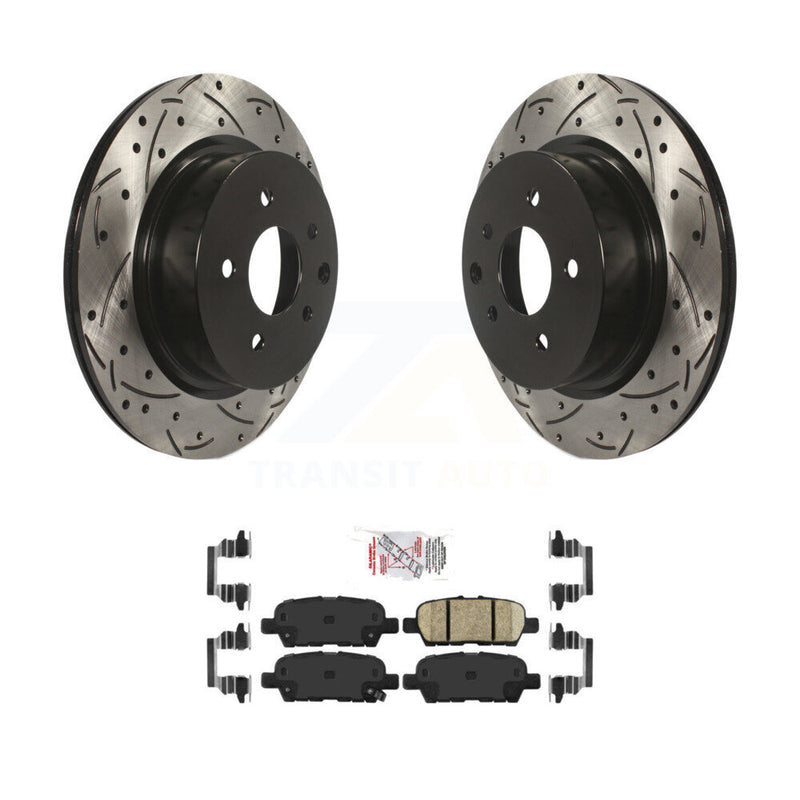 Transit Auto KDA-102198 Disc Brake Kit for 2005-2022 Nissan Maxima, INFINITI Q40, INFINITI QX50 & more - Rear product image