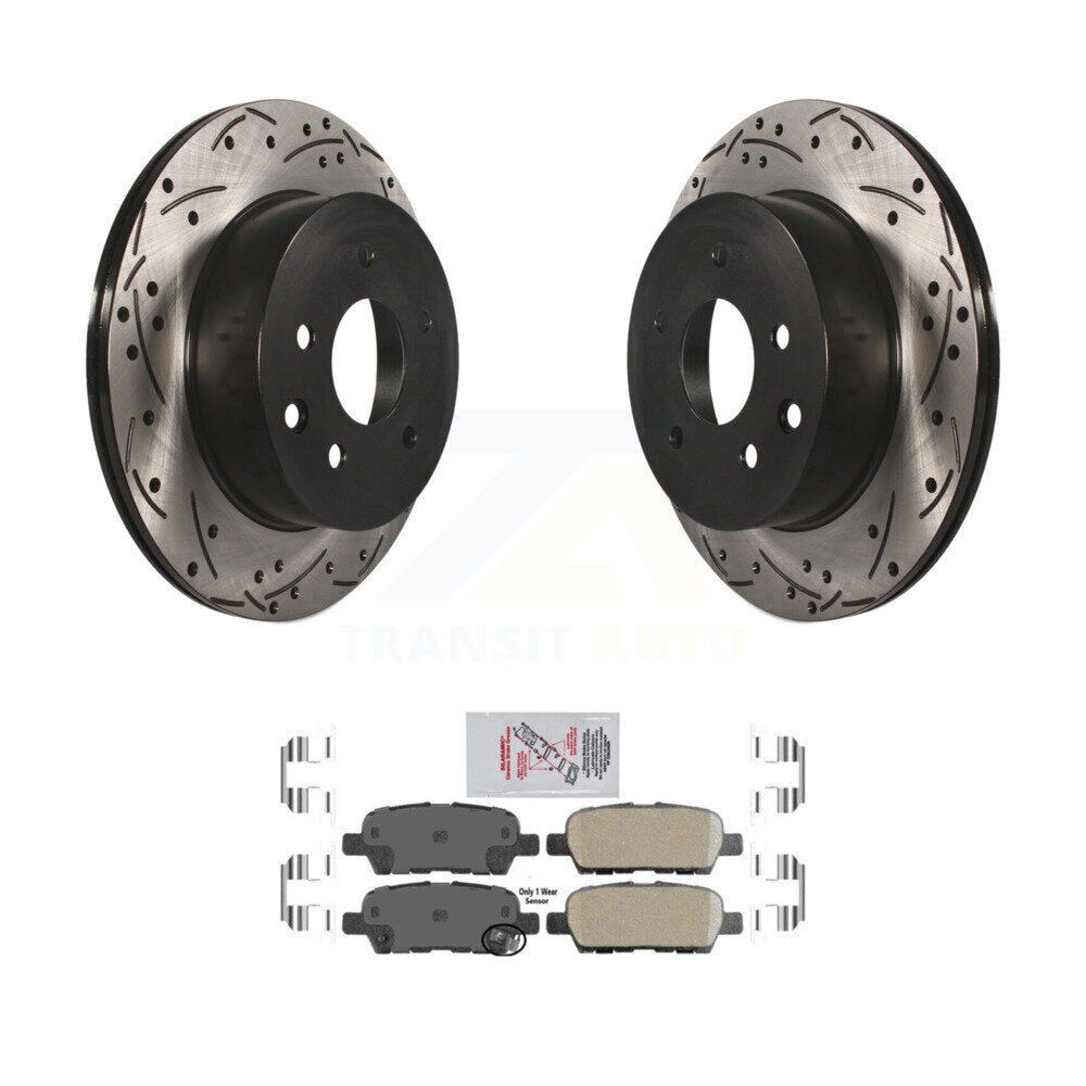 Transit Auto KDA-102201 Disc Brake Kit for 2003-2023 Nissan LEAF, Nissan Rogue Sport, Nissan Rogue & more - Rear product image