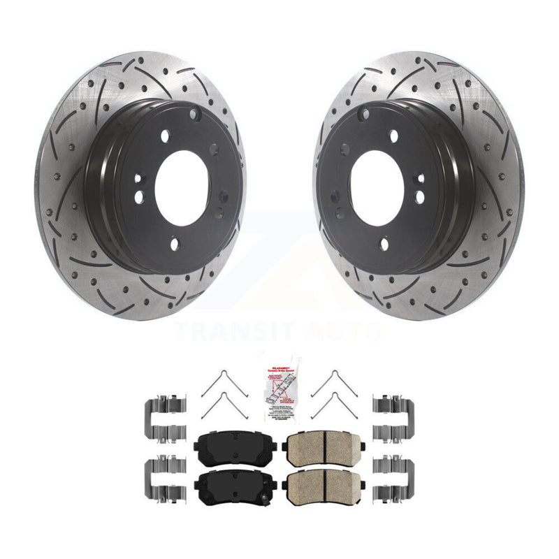 Transit Auto KDA-102214 Disc Brake Kit for 2016-2020 Hyundai Sonata, Kia Optima - Rear product image