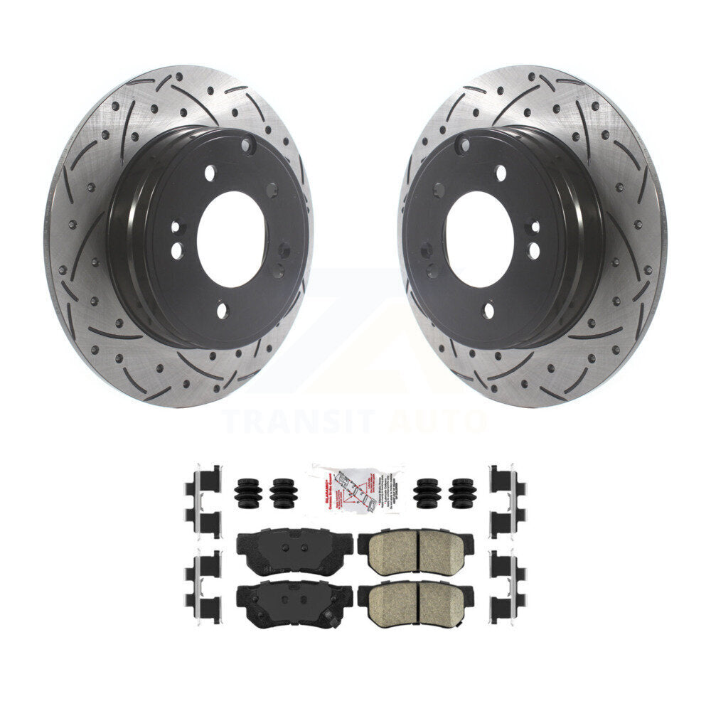 Transit Auto KDA-102216 Disc Brake Kit for 2006-2008 Hyundai Sonata - Rear product image