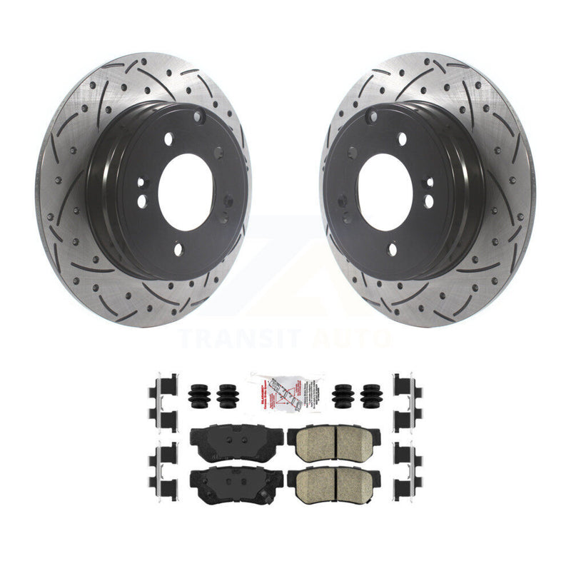 Transit Auto KDA-102216 Disc Brake Kit for 2006-2008 Hyundai Sonata - Rear product image