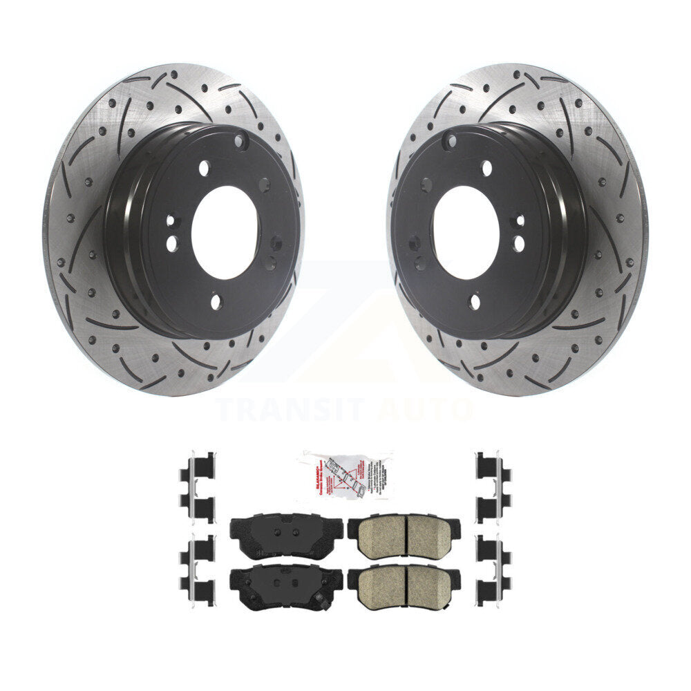 Transit Auto KDA-102217 Disc Brake Kit for 2006-2008 Hyundai Sonata - Rear product image