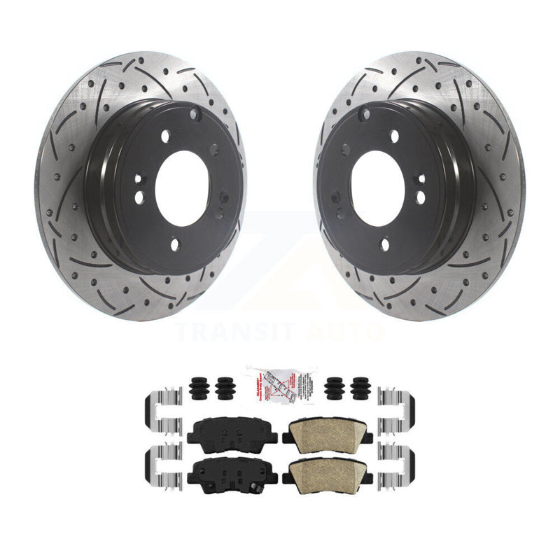 Transit Auto KDA-102219 Disc Brake Kit for 2008-2016 Kia Optima, Hyundai Sonata - Rear product image