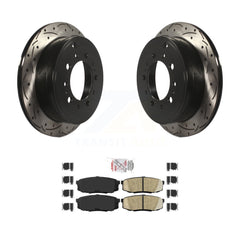 Transit Auto KDA-102224 Disc Brake Kit for 2007-2022 Lexus LX570, Toyota Land Cruiser, Toyota Sequoia & more - Rear product image