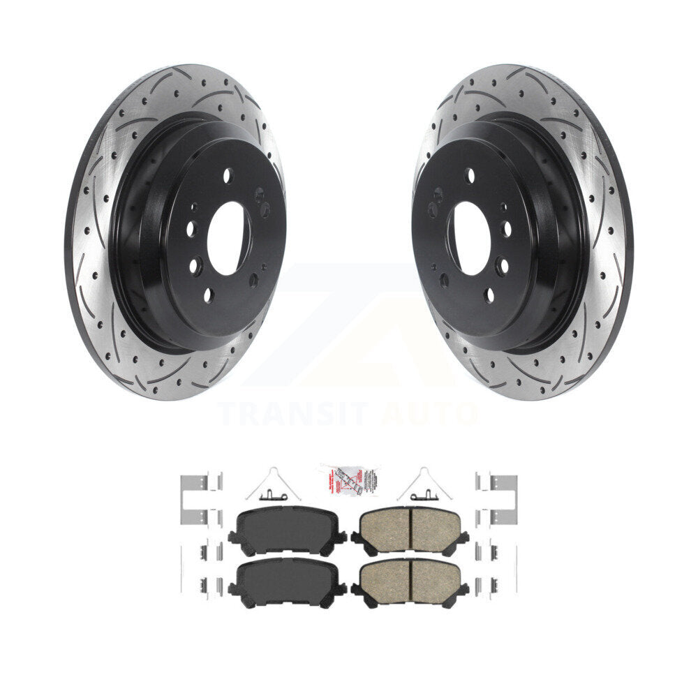 Transit Auto KDA-102226 Disc Brake Kit for 2016-2024 Honda Passport, Honda Ridgeline, Honda Pilot - Rear product image
