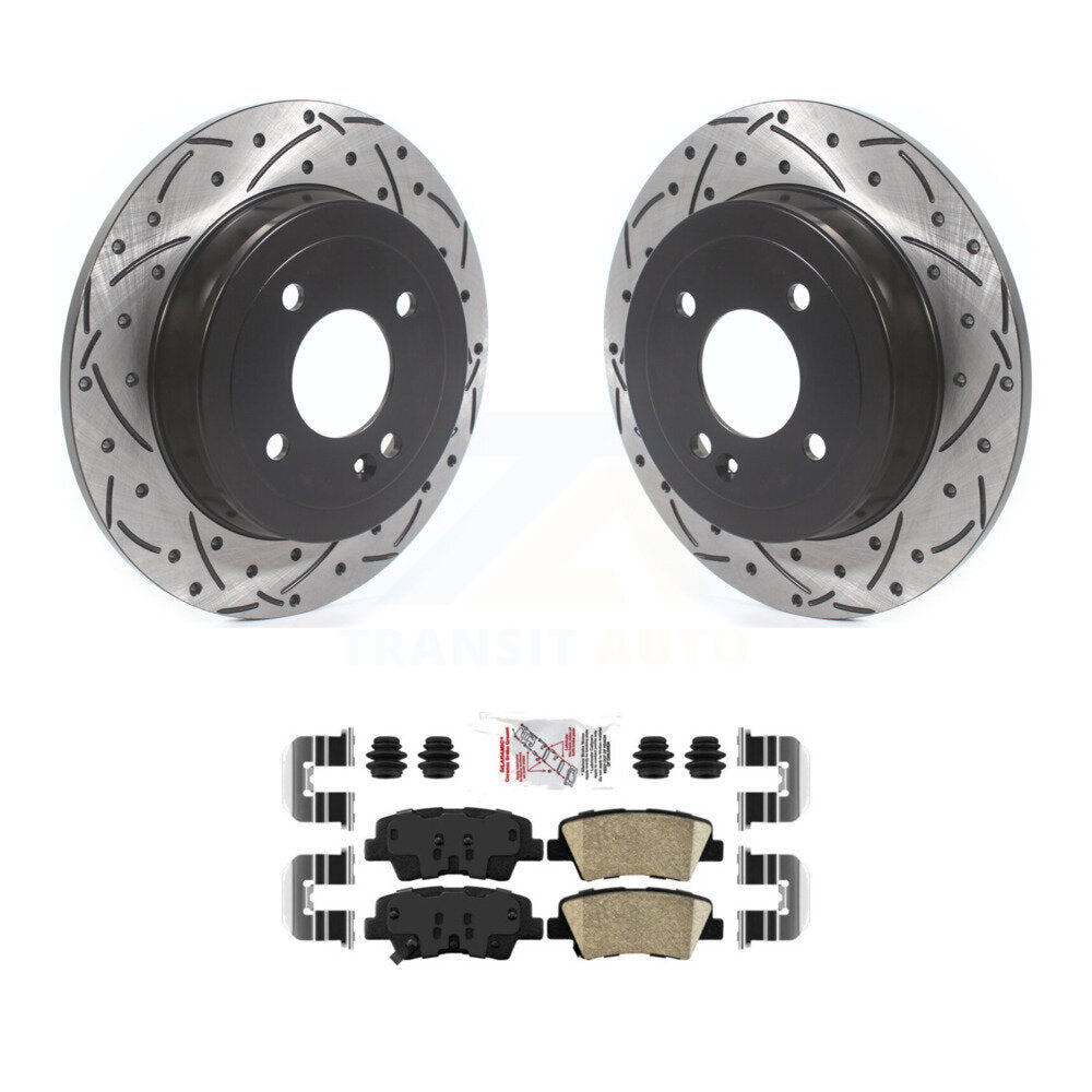 Transit Auto KDA-102231 Disc Brake Kit for 2012-2018 Kia Rio, Hyundai Accent - Rear product image
