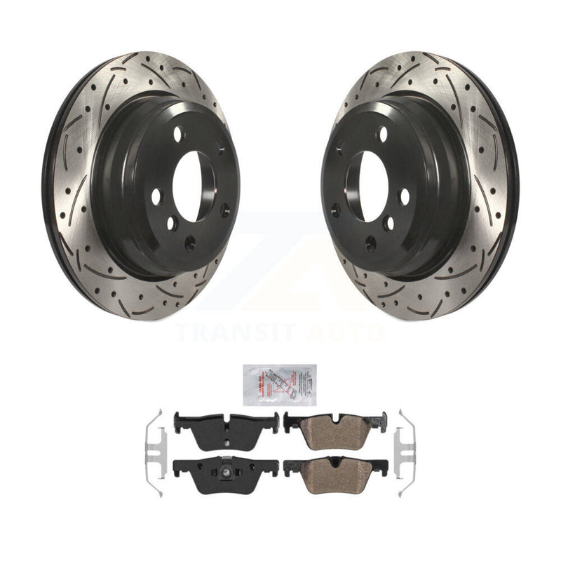 Transit Auto KDA-102233 Disc Brake Kit for 2013-2020 BMW 328d xDrive, BMW 330i, BMW 330i GT xDrive & more - Rear product image