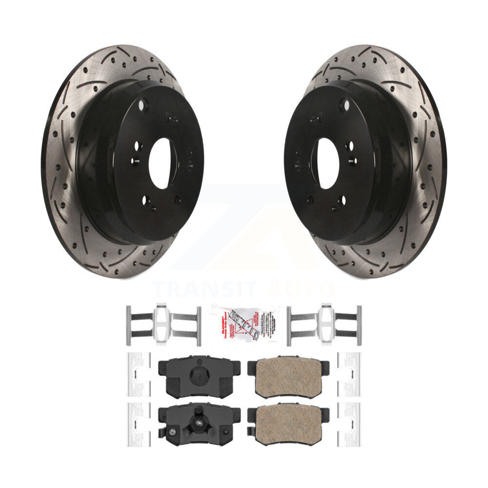 Transit Auto KDA-102253 Disc Brake Kit for 2005-2018 Acura RDX, Honda CR-V - Rear product image